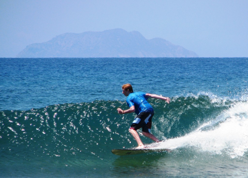 Desecheo Island in Background